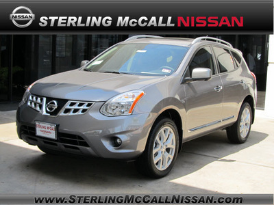 nissan rogue 2012 lt  gray sv gasoline 4 cylinders front wheel drive automatic with overdrive 77477