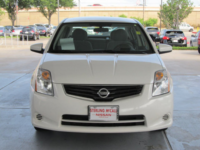 nissan sentra 2011 white sedan 2 0 s gasoline 4 cylinders front wheel drive cont  variable trans  77477