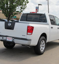 nissan titan 2012 white s flex fuel 8 cylinders 2 wheel drive automatic with overdrive 77477