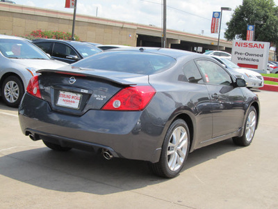 nissan altima 2012 dk  gray coupe 3 5 sr gasoline 6 cylinders front wheel drive shiftable automatic 77477
