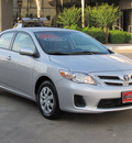 toyota corolla 2011 silver sedan le gasoline 4 cylinders front wheel drive automatic with overdrive 77074