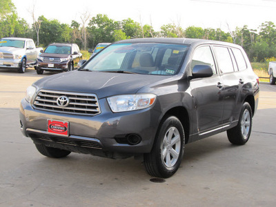 toyota highlander 2008 dk  gray suv gasoline 6 cylinders front wheel drive automatic with overdrive 77074