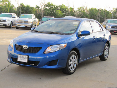 toyota corolla 2010 blue sedan le gasoline 4 cylinders front wheel drive automatic with overdrive 77074