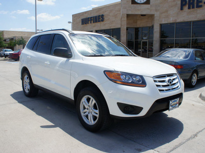 hyundai santa fe 2010 white suv gls gasoline 4 cylinders front wheel drive automatic 75070