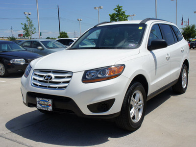 hyundai santa fe 2010 white suv gls gasoline 4 cylinders front wheel drive automatic 75070