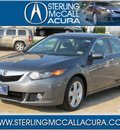 acura tsx 2010 dk  gray sedan gasoline 4 cylinders front wheel drive automatic with overdrive 77074