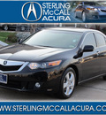 acura tsx 2009 black sedan gasoline 4 cylinders front wheel drive automatic with overdrive 77074