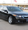 acura tsx 2009 black sedan gasoline 4 cylinders front wheel drive automatic with overdrive 77074