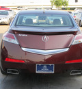 acura tl 2009 dk  red sedan w tech gasoline 6 cylinders front wheel drive automatic with overdrive 77074