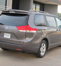 toyota sienna 2011 dk  gray van le 8 passenger gasoline 6 cylinders front wheel drive automatic with overdrive 77074