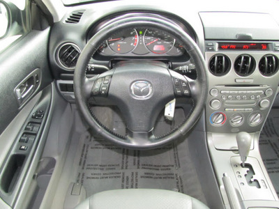mazda mazda6 2003 white sedan i gasoline 4 cylinders dohc front wheel drive shiftable automatic 77477