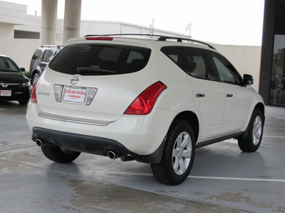 nissan murano 2006 off white suv s gasoline 6 cylinders front wheel drive automatic with overdrive 77477