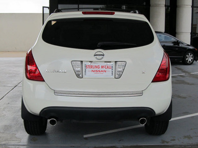 nissan murano 2006 off white suv s gasoline 6 cylinders front wheel drive automatic with overdrive 77477