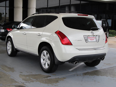 nissan murano 2006 off white suv s gasoline 6 cylinders front wheel drive automatic with overdrive 77477