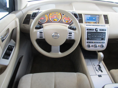 nissan murano 2006 off white suv s gasoline 6 cylinders front wheel drive automatic with overdrive 77477