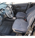 honda fit 2009 black hatchback gasoline 4 cylinders front wheel drive automatic 77339