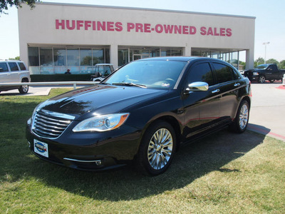 chrysler 200 2011 black sedan limited flex fuel 6 cylinders front wheel drive automatic 75067