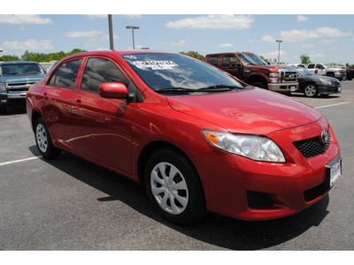 toyota corolla 2010 red sedan le gasoline 4 cylinders front wheel drive automatic with overdrive 77581