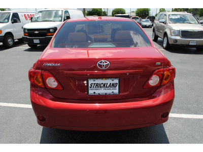 toyota corolla 2010 red sedan le gasoline 4 cylinders front wheel drive automatic with overdrive 77581