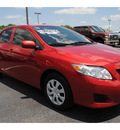 toyota corolla 2010 red sedan le gasoline 4 cylinders front wheel drive automatic with overdrive 77581