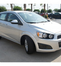 chevrolet sonic 2012 silver hatchback ls gasoline 4 cylinders front wheel drive automatic 77581