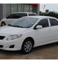 toyota corolla 2010 white sedan le gasoline 4 cylinders front wheel drive automatic with overdrive 77864