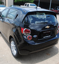 chevrolet sonic 2012 black hatchback gasoline 4 cylinders front wheel drive not specified 75075
