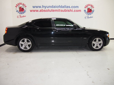 dodge charger 2009 black sedan r t gasoline 8 cylinders rear wheel drive 5 speed automatic 75150
