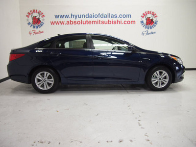 hyundai sonata 2013 dk  blue sedan gls gasoline 4 cylinders front wheel drive automatic 75150
