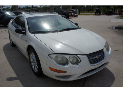 chrysler 300m 2001 white sedan gasoline 6 cylinders front wheel drive 4 speed automatic 77338
