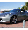 nissan 370z 2009 lt  gray coupe touring gasoline 6 cylinders rear wheel drive 6 speed manual 77642