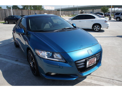 honda cr z 2012 blue coupe hybrid 4 cylinders front wheel drive cont  variable trans  77338