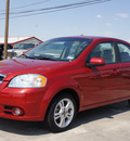 chevrolet aveo 2011 red sedan lt gasoline 4 cylinders front wheel drive automatic 79029
