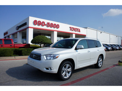 toyota highlander 2010 white suv limited gasoline 6 cylinders front wheel drive automatic 76543