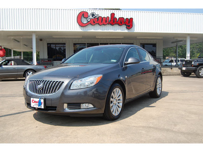 buick regal 2011 dk  gray sedan cxl gasoline 4 cylinders front wheel drive automatic with overdrive 77657