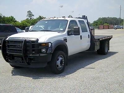 ford f550 2008 white xl 8 cylinders automatic 77532
