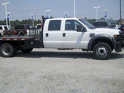 ford f550 2008 white xl 8 cylinders automatic 77532