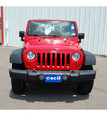 jeep wrangler 2009 red suv x gasoline 6 cylinders 4 wheel drive automatic with overdrive 77632
