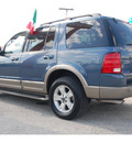 ford explorer 2003 dk  blue suv eddie bauer flex fuel 6 cylinders sohc rear wheel drive automatic with overdrive 77020