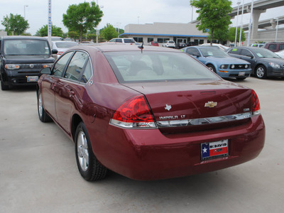 chevrolet impala 2008 red sedan lt flex fuel 6 cylinders front wheel drive automatic 75034