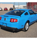 ford mustang 2011 blu coupe gasoline 6 cylinders rear wheel drive automatic 78550