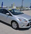 ford focus 2012 silver hatchback se flex fuel 4 cylinders front wheel drive automatic 78521