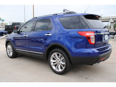 ford explorer 2013 blue suv limited flex fuel 6 cylinders 2 wheel drive automatic 77074