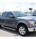 ford f 150 2012 gray lariat gasoline 6 cylinders 2 wheel drive automatic 77074