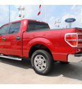 ford f 150 2012 red xlt flex fuel 8 cylinders 2 wheel drive automatic 77074