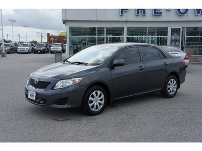 toyota corolla 2010 dk  gray sedan le gasoline 4 cylinders front wheel drive automatic 77074