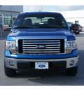 ford f 150 2010 blue xlt gasoline 8 cylinders 2 wheel drive automatic 77074