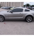 ford mustang 2009 lt  gray coupe gt deluxe gasoline 8 cylinders rear wheel drive 5 speed manual 77074