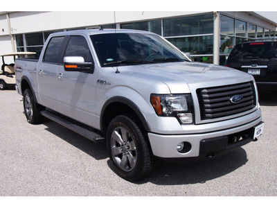 ford f 150 2012 silver fx4 gasoline 6 cylinders 4 wheel drive automatic 77074