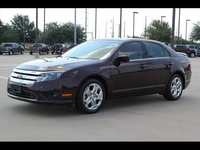 ford fusion 2011 purple sedan se gasoline 4 cylinders front wheel drive automatic 75041